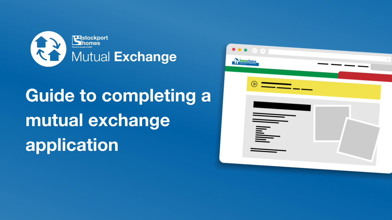 Guide to completing a mutual exchange application